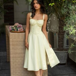 it girl yellow summer dress